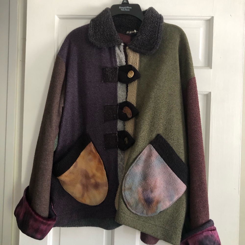 Lee Andersen Vintage Art-to-wear fleece weight jacket - Picture 2 of 9